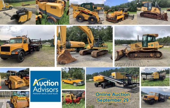 Heavy Construction & Paving Equipment Liquidation